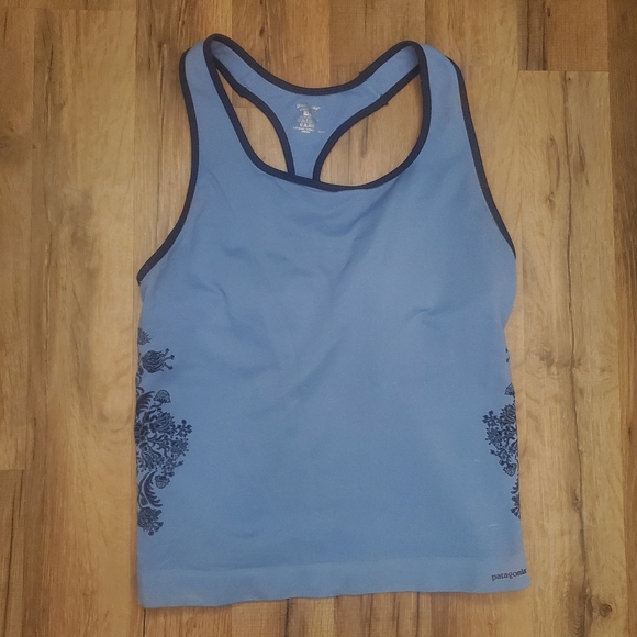 HP Patagonia Capilene Sleeveless Athletic Top Blue - Picture 7 of 14